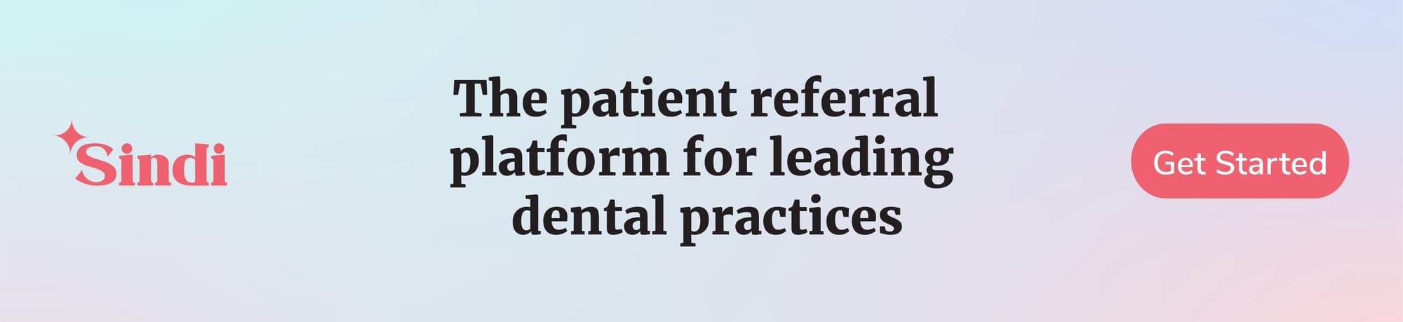 Sindi logo and the patient referral platform for leading dental practices